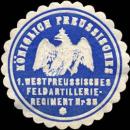 Siegelmarke Königlich Preussisches 1. Westpreussisches Feldartillerie - Regiment Nr. 35 W0214270