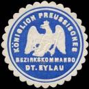 Siegelmarke Königlich Preussisches Bezirkskommando Dt. Eylau W0307471